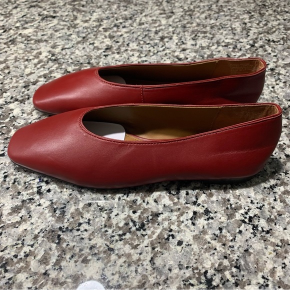 Madewell Shoes 10.5 Mylie Ballet Flat Red - Picture 8 of 13